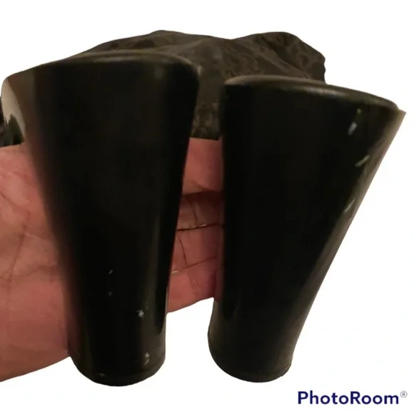 Y2K AUTH GUCCI TOM FORD MONOGRAM CANVAS OPEN TOE HIGH HEEL SANDALS ⭐️⭐️⭐️⭐️⭐️ - Picture 10 of 16